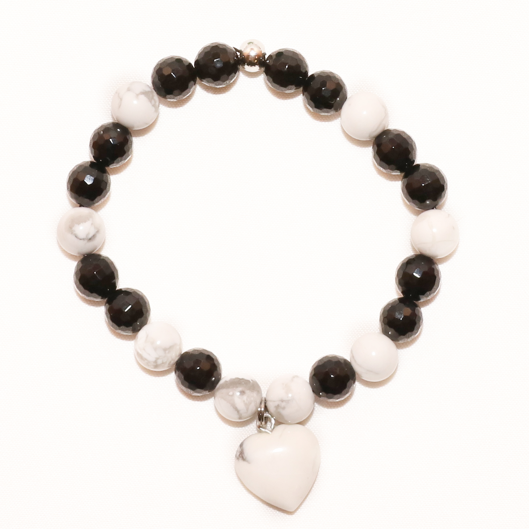 Srdce - magnezit a onyx