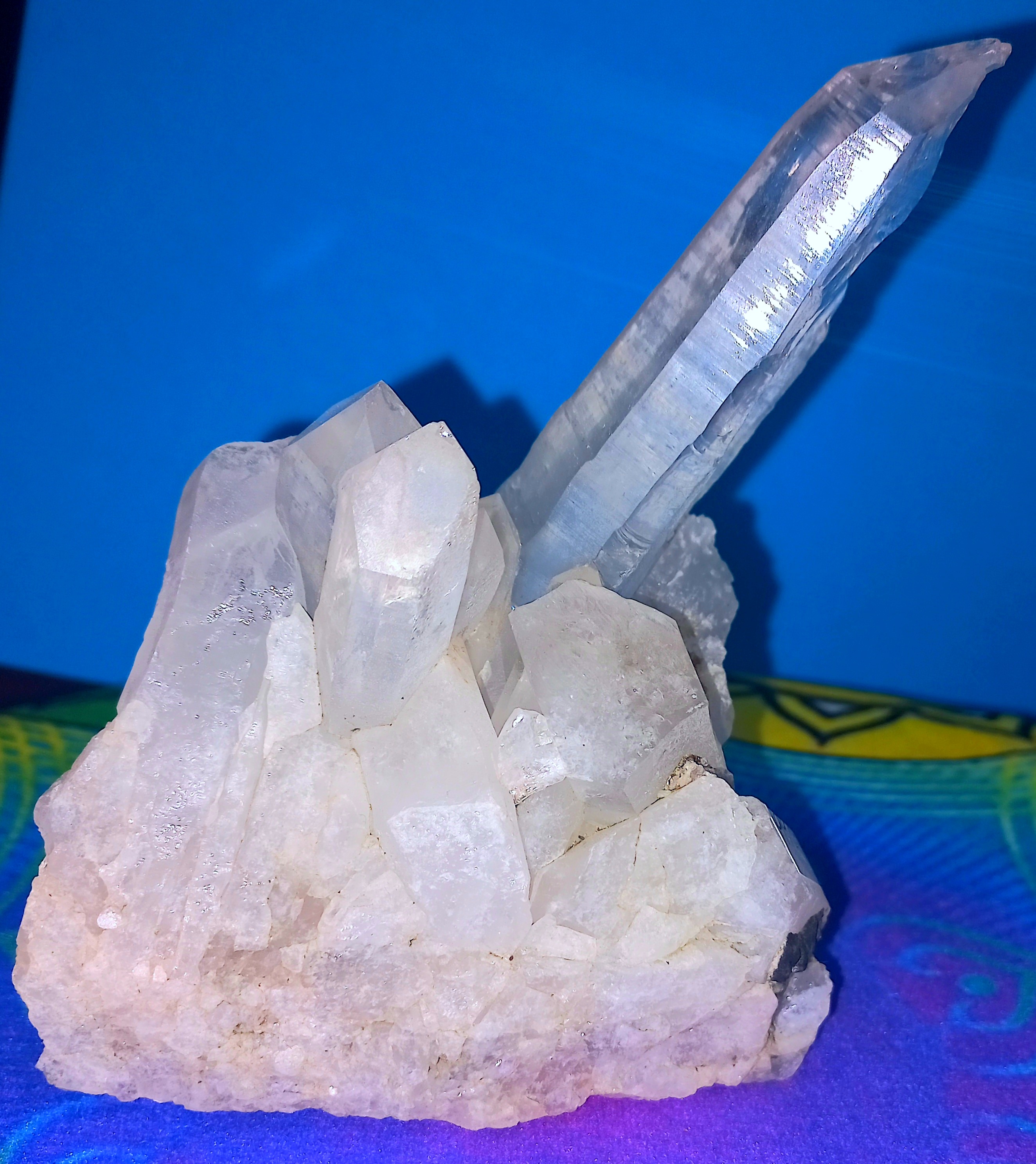Drůza - křišťál - 12 cm