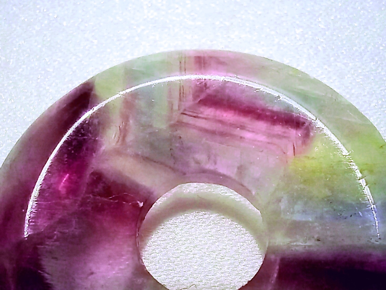 Donut - fluorit (3 cm)